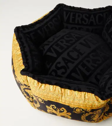 Versace Home I ♡ Baroque Small cotton dog bed | Thumbnail 3 Versace Home I ♡ Baroque Small cotton dog bed | Thumbnail 3