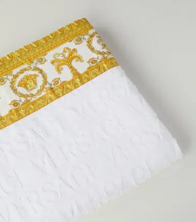 Versace Home Versace Allover cotton terry beach towel | Thumbnail 2