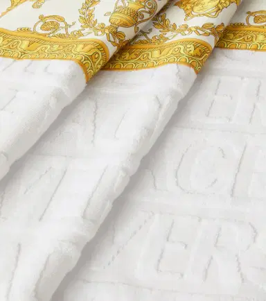 Versace Home Versace Allover cotton terry beach towel | Thumbnail 5