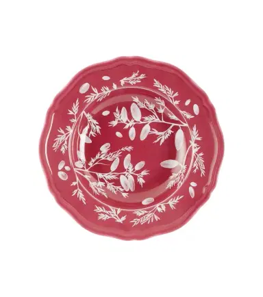 Cabana x Ginori 1735 floral porcelain soup plate | Thumbnail 1