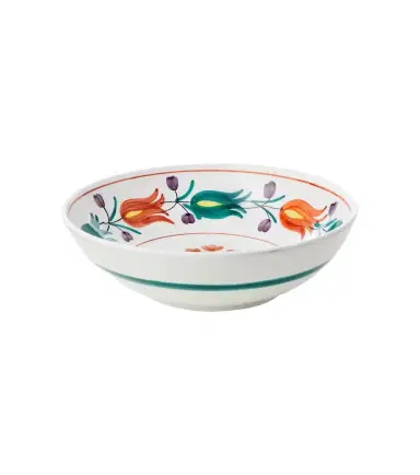 Cabana Lia floral ceramic serving bowl | Thumbnail 1