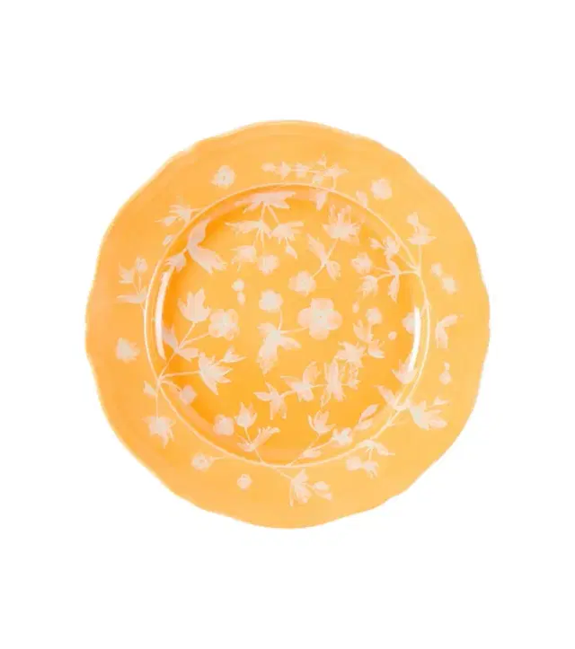 Cabana x Ginori 1735 floral porcelain dessert plate
