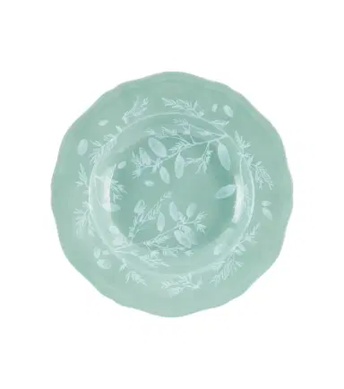 Cabana x Ginori 1735 floral porcelain soup plate | Thumbnail 1