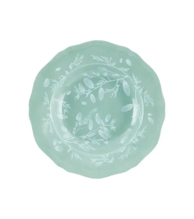 Cabana x Ginori 1735 floral porcelain soup plate