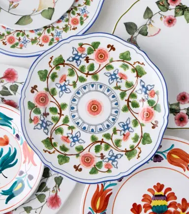Cabana x Ginori 1735 Martina porcelain dinner plate | Thumbnail 3
