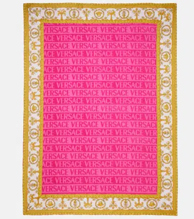 Versace Home Versace Allover cotton terry beach towel | Thumbnail 2