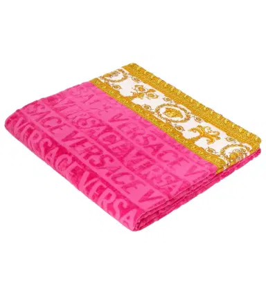 Versace Home Versace Allover cotton terry beach towel | Thumbnail 1