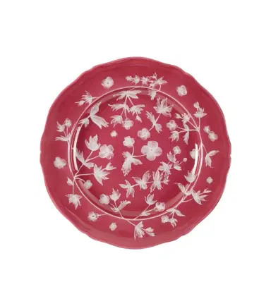 Cabana x Ginori 1735 floral porcelain dessert plate | Thumbnail 1