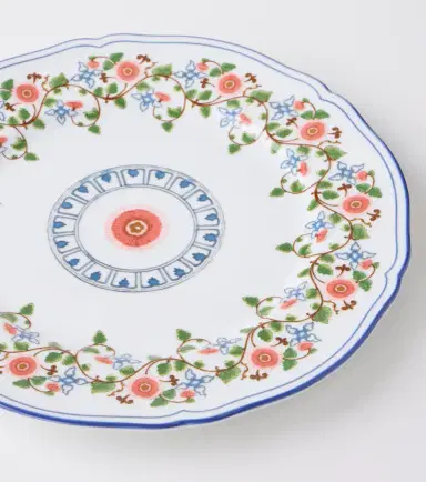Cabana x Ginori 1735 Martina floral porcelain charger plate | Thumbnail 2
