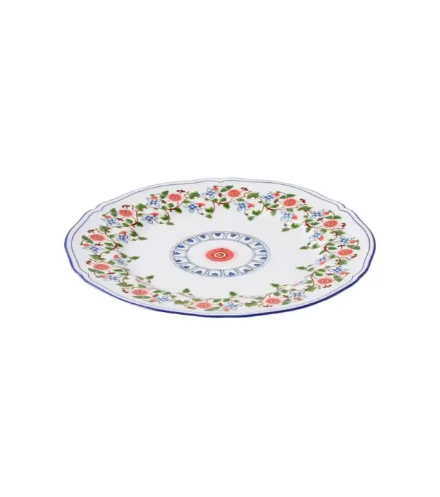 Cabana x Ginori 1735 Martina floral porcelain charger plate