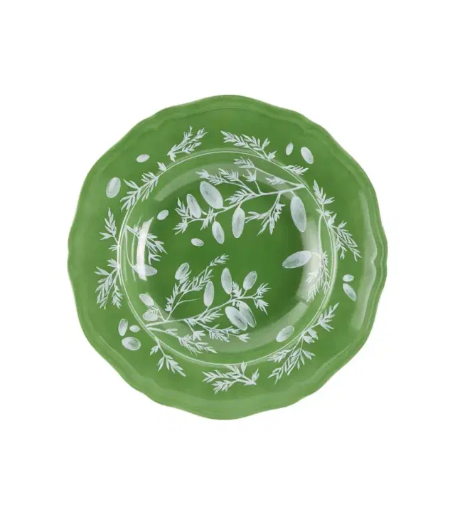Cabana x Ginori 1735 porcelain soup plate