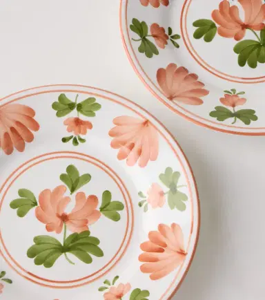 Cabana Blossom ceramic dessert plate | Thumbnail 2