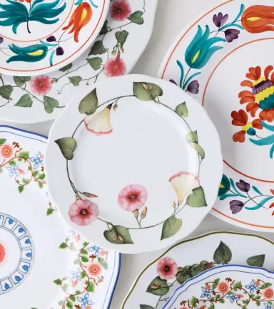 Cabana Ciclamino porcelain dessert plate | Thumbnail 2
