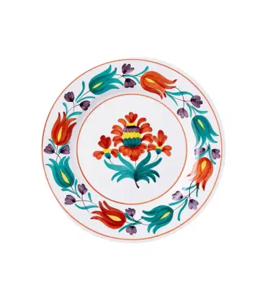 Cabana Lia floral ceramic dinner plate | Thumbnail 1