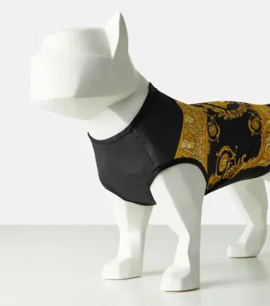 Versace Home Printed cotton-blend dog T-shirt | Thumbnail 2 Versace Home Printed cotton-blend dog T-shirt | Thumbnail 2
