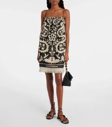 Zimmermann Rhiannon cotton terry minidress | Thumbnail 2