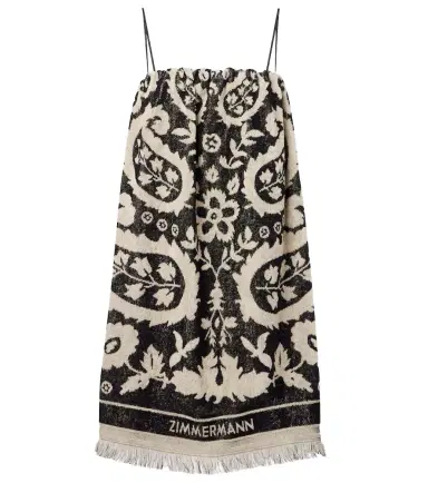 Zimmermann Rhiannon cotton terry minidress | Thumbnail 1