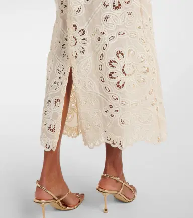 Zimmermann Rhiannon embroidered cotton midi dress | Thumbnail 4