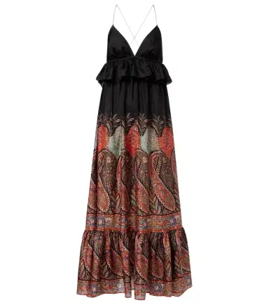 Zimmermann Rhiannon paisley ruffled silk maxi dress | Thumbnail 1