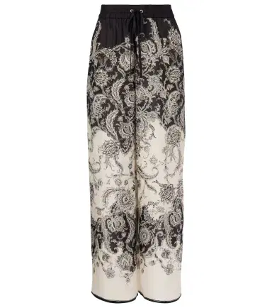 Zimmermann Rhiannon paisley silk wide-leg pants | Thumbnail 1 Zimmermann Rhiannon paisley silk wide-leg pants | Thumbnail 1