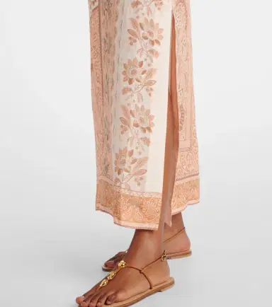 Zimmermann Lucky printed linen midi dress | Thumbnail 2 Zimmermann Lucky printed linen midi dress | Thumbnail 2