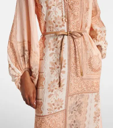Zimmermann Lucky printed linen midi dress | Thumbnail 5 Zimmermann Lucky printed linen midi dress | Thumbnail 5