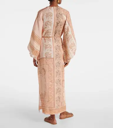 Zimmermann Lucky printed linen midi dress | Thumbnail 6 Zimmermann Lucky printed linen midi dress | Thumbnail 6