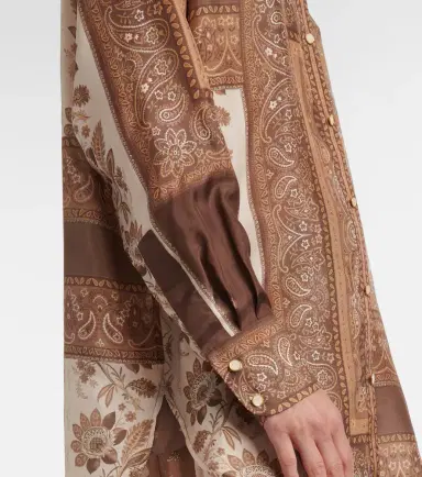 Zimmermann Lucky bandana silk satin shirt | Thumbnail 2 Zimmermann Lucky bandana silk satin shirt | Thumbnail 2