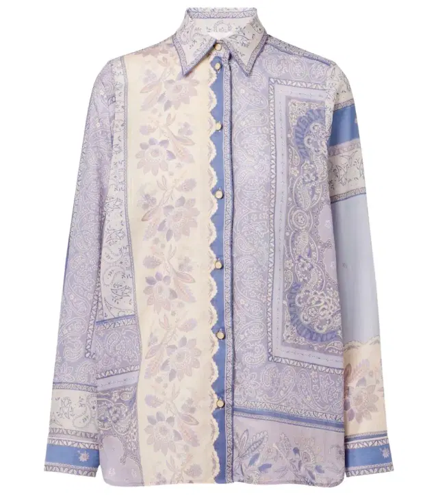 Lucky printed cotton shirt