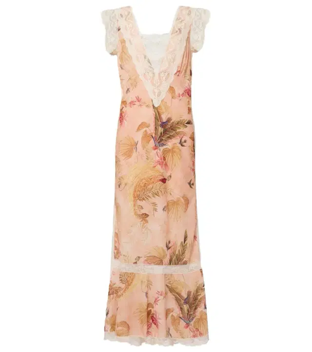 Ascension floral cotton midi dress