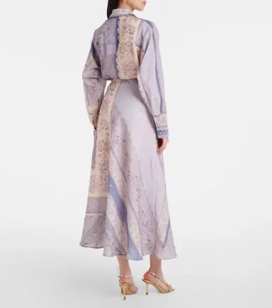 Zimmermann Lucky printed linen skirt | Thumbnail 2