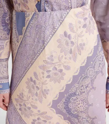 Zimmermann Lucky printed linen skirt | Thumbnail 5