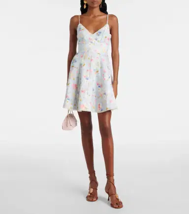 Zimmermann Lucky floral linen minidress | Thumbnail 2