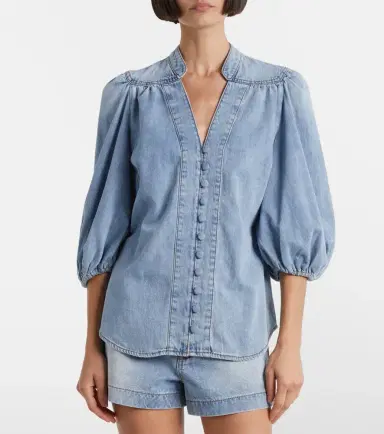 Zimmermann Lucky denim blouse | Thumbnail 2