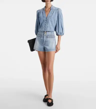 Zimmermann Lucky denim blouse | Thumbnail 3