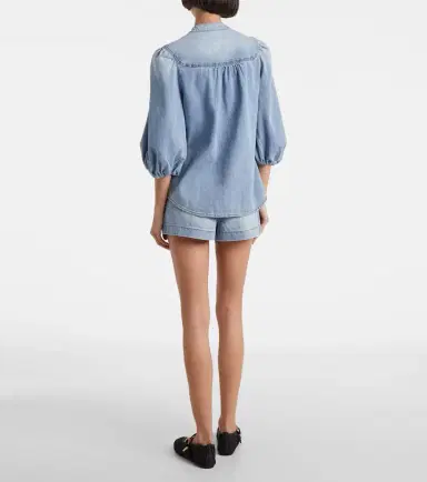 Zimmermann Lucky denim blouse | Thumbnail 4