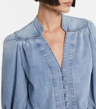 Zimmermann Lucky denim blouse | Thumbnail 6
