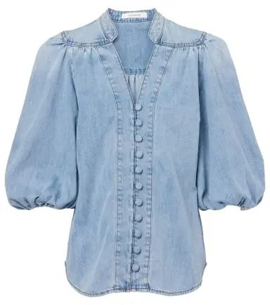 Zimmermann Lucky denim blouse | Thumbnail 1