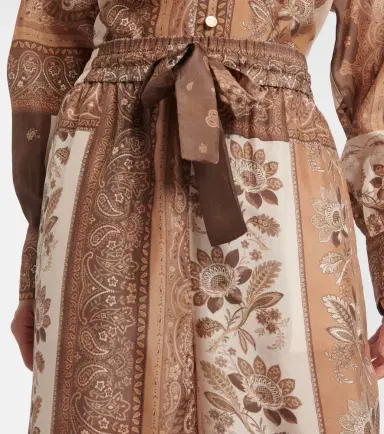 Zimmermann Lucky printed silk straight pants | Thumbnail 2 Zimmermann Lucky printed silk straight pants | Thumbnail 2