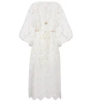Zimmermann Coco lace midi dress | Thumbnail 1 Zimmermann Coco lace midi dress | Thumbnail 1