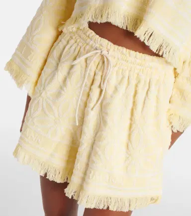 Zimmermann Coco cotton terry shorts | Thumbnail 4