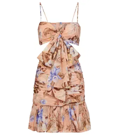 Zimmermann Coco floral cotton minidress | Thumbnail 1