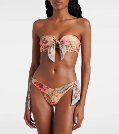 Zimmermann Coco bow-detail floral bikini bottoms | Thumbnail 4 Zimmermann Coco bow-detail floral bikini bottoms | Thumbnail 4