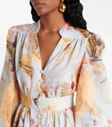 Zimmermann Ascension floral linen minidress | Thumbnail 2 Zimmermann Ascension floral linen minidress | Thumbnail 2