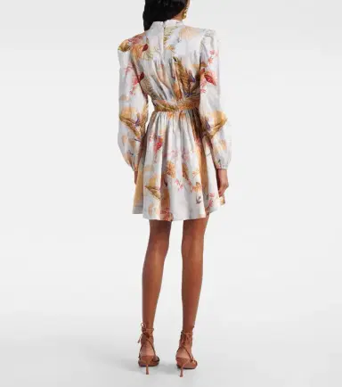 Zimmermann Ascension floral linen minidress | Thumbnail 3 Zimmermann Ascension floral linen minidress | Thumbnail 3