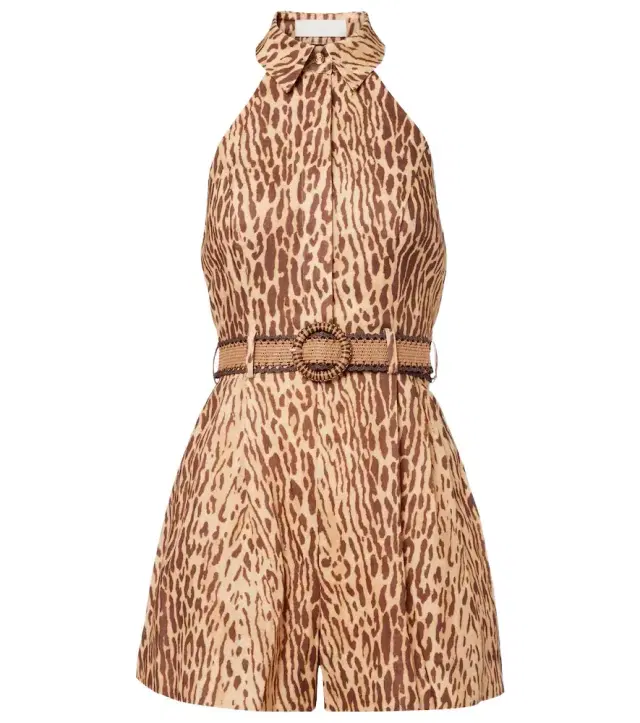 Zimmermann Printed linen jumpsuit