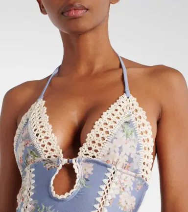 Zimmermann Cascadian crochet keyhole cutout swimsuit | Thumbnail 2 Zimmermann Cascadian crochet keyhole cutout swimsuit | Thumbnail 2