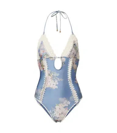 Zimmermann Cascadian crochet keyhole cutout swimsuit | Thumbnail 1 Zimmermann Cascadian crochet keyhole cutout swimsuit | Thumbnail 1
