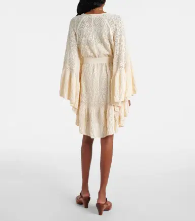 Zimmermann Coco gathered lace minidress | Thumbnail 3