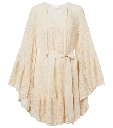 Zimmermann Coco gathered lace minidress | Thumbnail 1